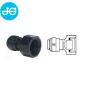 Preview: John Guest Aufschraubverbinder CM321014E - Ø 10,00 mm x 1/2" BSP