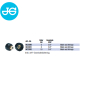 Preview: John Guest Aufschraubverbinder mit Messingeinsatz NC2381 - Ø 8 mm x 3/4"