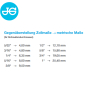 Preview: John Guest Einschraubstutzen PM050812S - Ø 8,00 mm x 1/4"